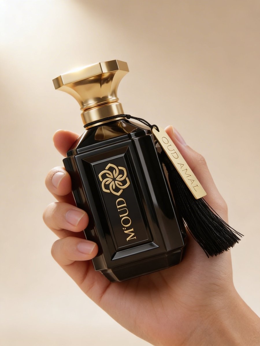 Oud Amal Swiss Label certified December 2023 — niche oud Extrait de Parfum